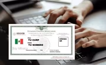 CURP SE TRANSFORMA: AHORA SERÁ UN CERTIFICADO CON FOTO Y HUELLAS DACTILARES