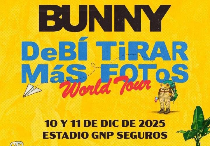 BAD BUNNY REGRESA A MÉXICO EL 10 Y 11 DE DICIEMBRE