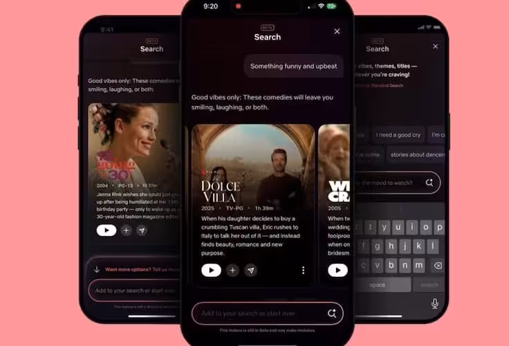 NETFLIX ESTRENA BÚSQUEDA CON INTELIGENCIA ARTIFICIAL