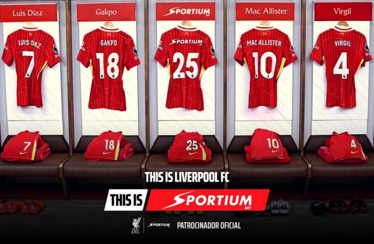 SPORTIUMBET MÉXICO, NUEVO PATROCINADOR DEL CAMPEÓN LIVERPOOL