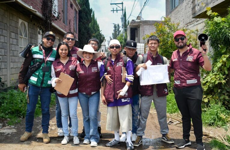 SEMBRADORES DE PAZ RECORREN CALLES DE TEXCOCO PARA FORTALECER EL TEJIDO SOCIAL