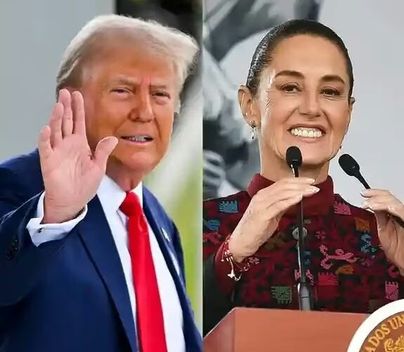 SHEINBAUM Y TRUMP CONGELAN NUEVOS ARANCELES POR 90  DÍAS