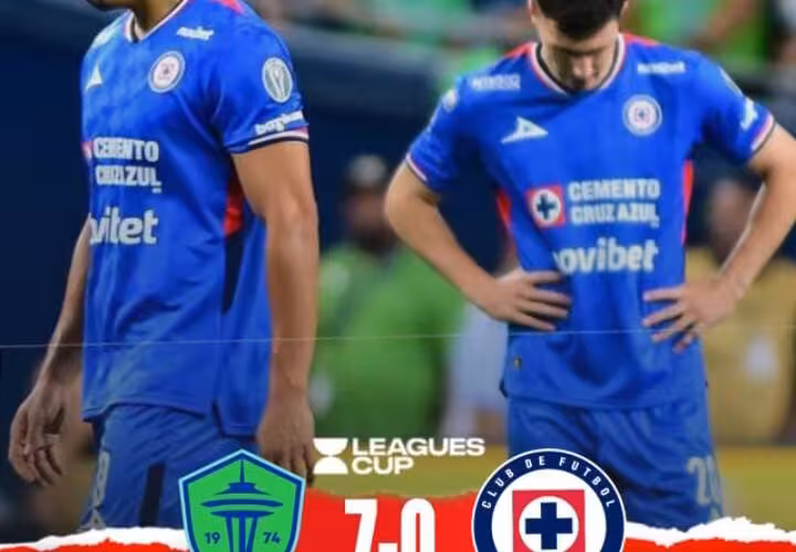 SOUNDERS HUMILLA A CRUZ AZUL 7-0 EN LEAGUES CUP