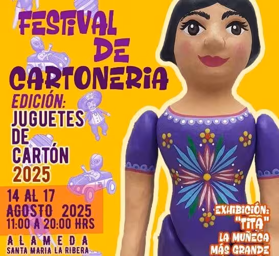 JUGUETES GIGANTES INVADIRÁN SANTA MARÍA LA RIBERA EN CDMX