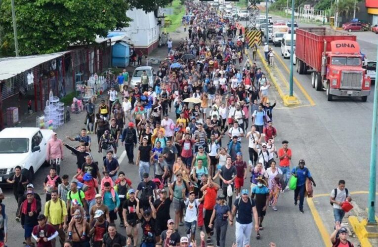 Una nueva caravana migrante partió de Tapachula rumbo al norte… pero con nuevos destinos