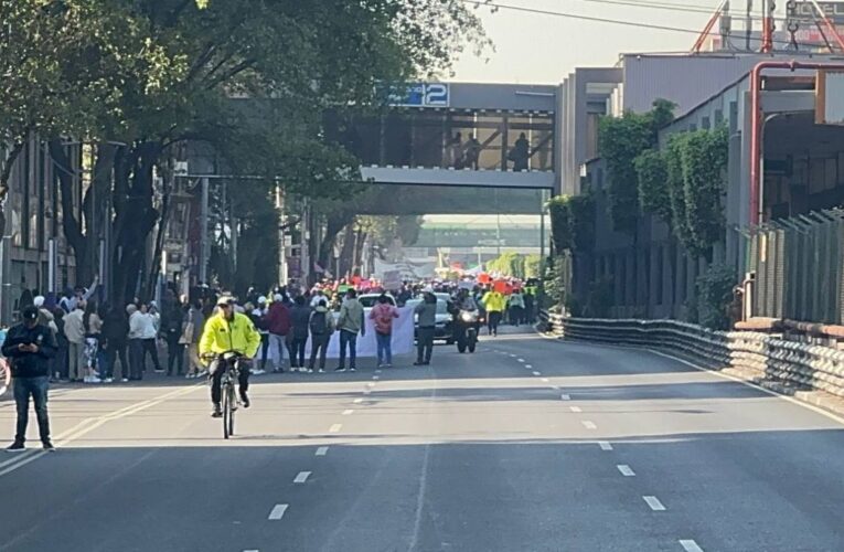 Varias marchas y bloqueos alteraron la movilidad en la CDMX el 6 de agosto