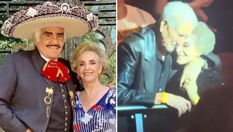 ¿Nuevo galán? Doña Cuquita viuda de Vicente Fernández se deja ver en el concierto de ‘El Potrillo’