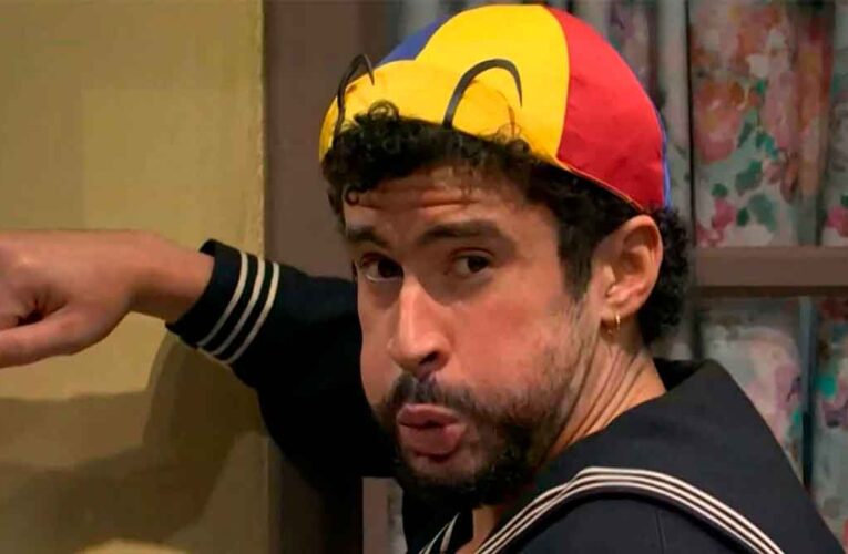 Bad Bunny sorprende en SNL al convertirse en Quico