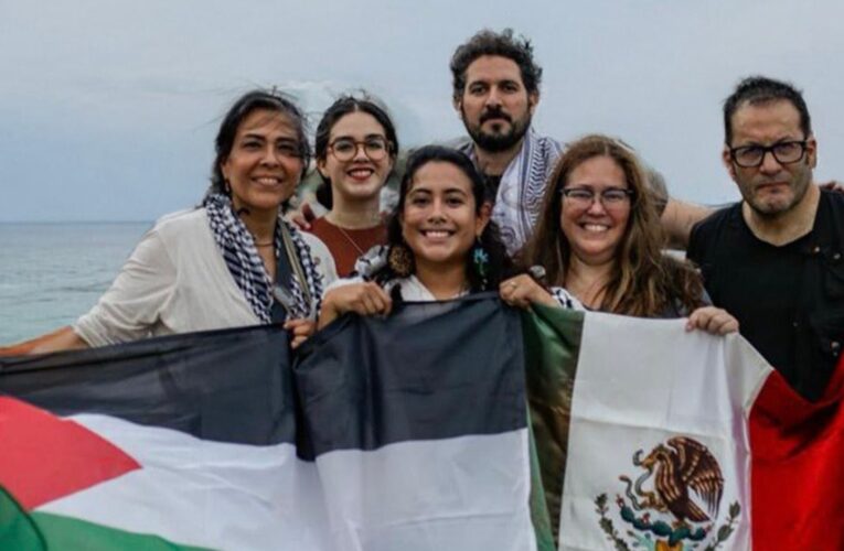 Israel intercepta flotilla con ayuda a Gaza; incluye a seis mexicanos