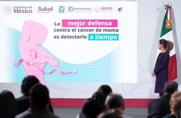 Anuncian plan universal contra el cáncer de mama: 8 mil millones para detección y tratamiento en todo el país