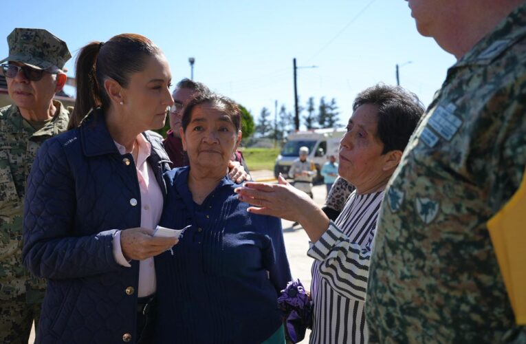 Presidenta Sheinbaum anuncia censos para atender a damnificados