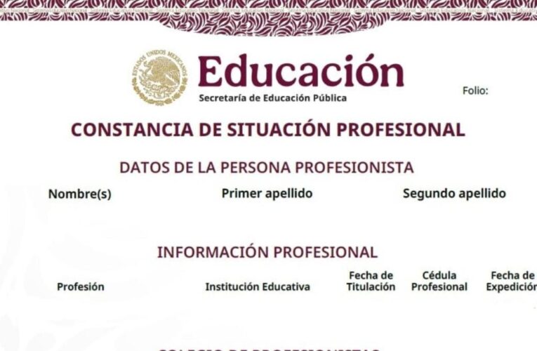 Constancia de Situación Profesional: guía para tramitar el nuevo comprobante de trayectoria académica