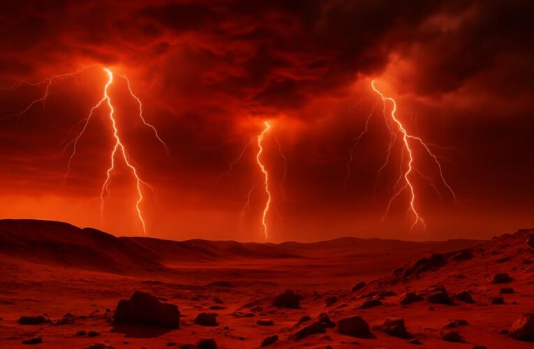 Mini–relámpagos en el planeta rojo: Perseverance registra primeras descargas eléctricas en Marte