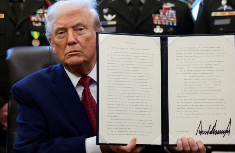 Trump clasifica el fentanilo ilícito como arma de destrucción masiva mediante orden ejecutiva