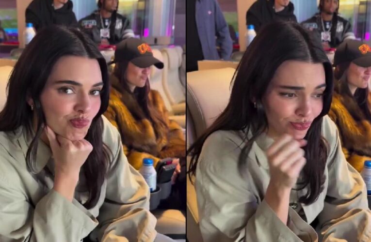Kendall Jenner reacciona con baile incómodo al show de su ex Bad Bunny en el Super Bowl 2026