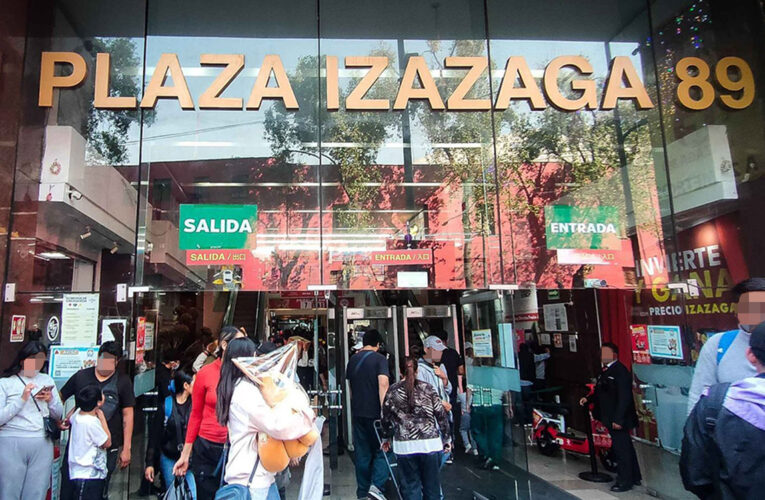 Evalúa gobierno federal extinción de dominio para Plaza Izazaga 89 por contrabando