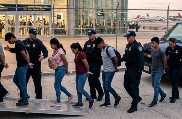 Trump amenaza con desplegar agentes del ICE en aeropuertos por bloqueo presupuestario