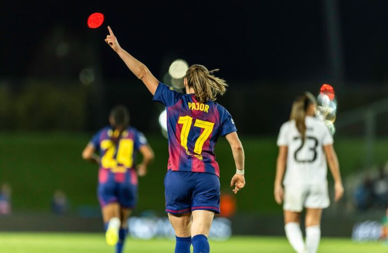 El FC Barcelona Femenino golea 3-0 al Real Madrid y amplía su liderato en Liga F