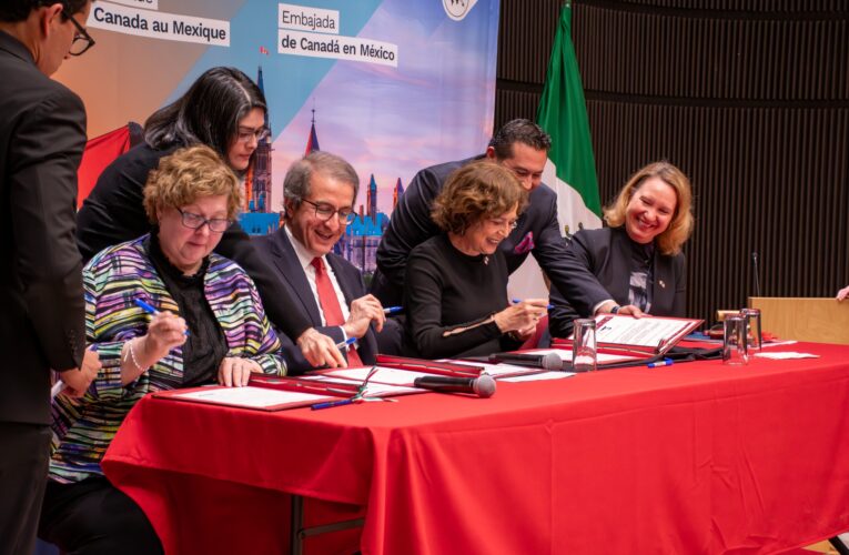 México y Canadá firman alianza para fortalecer cooperación científica bilateral