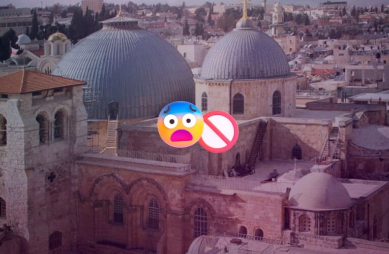 Israel impide al patriarca católico oficiar misa en el Santo Sepulcro y desata condena internacional