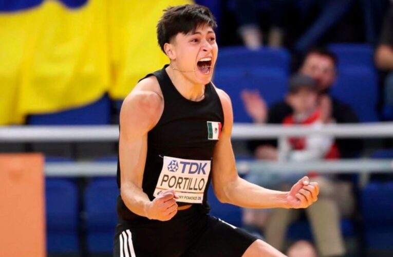 Erick Portillo gana plata en salto de altura y marca historia para México en Mundial Indoor