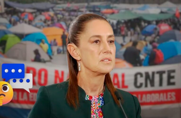 CNTE mantiene paro de 72 horas y plantón en Zócalo de CDMX