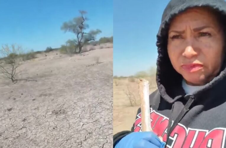 Ceci Flores anuncia hallazgo de restos óseos en Hermosillo; aguardan pruebas de ADN para confirmar identidad