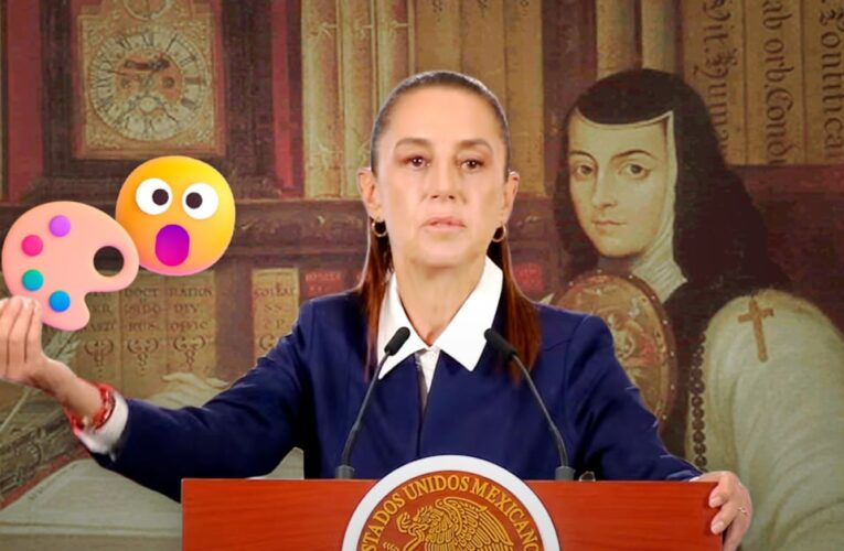 Sheinbaum defiende imagen de Sor Juana por IA: no existe retrato auténtico de la poetisa