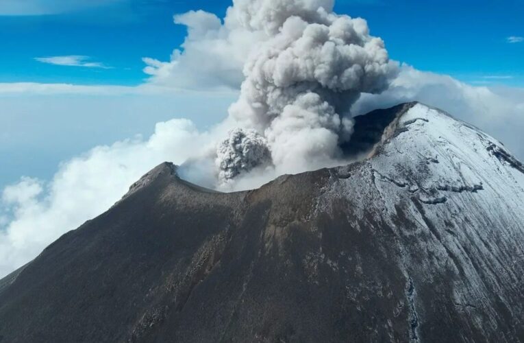 Alertan por posible caída de ceniza del Popocatépetl en las 16 alcaldías de la CDMX