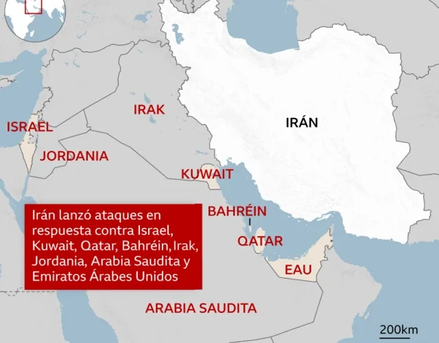 Escala sin control el conflicto en Medio Oriente: Irán bajo bombardeos de EE.UU. e Israel mientras responde contra al menos 10 países aliados