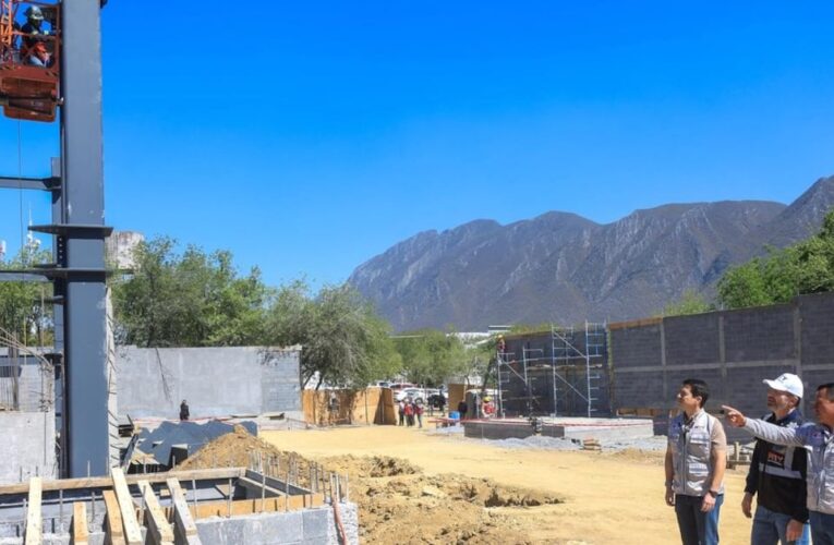 Avanza 50% la construcción del C4 Sur en Monterrey en dos meses