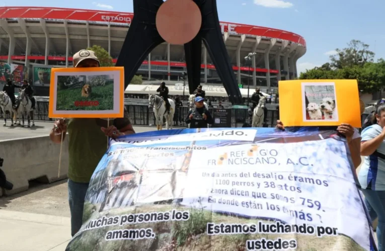 Reinaugura el Estadio Banorte con operativo masivo de seguridad y múltiples protestas