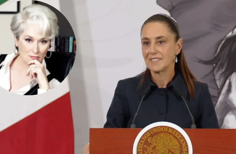 Sheinbaum agradece reconocimiento de Meryl Streep sobre su liderazgo como presidenta de México