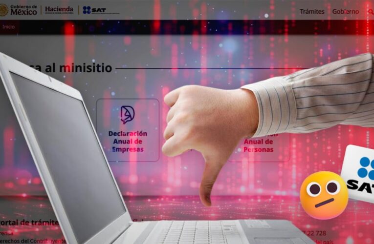 Fallas en el portal del SAT marcan el inicio de la declaración anual 2026
