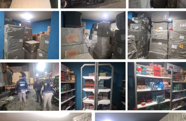 Decomisan 79 toneladas de mercancía ilegal en el Centro Histórico de la CDMX