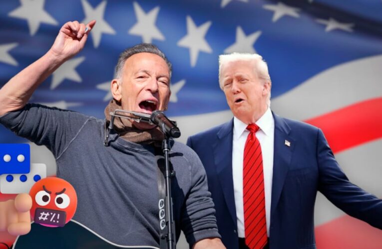 Trump llama ‘perdedor’ y ‘ciruela pasa’ a Bruce Springsteen tras críticas de su gobierno